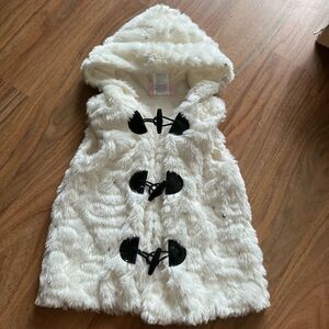 Little Lass | Sparkle Vest with hood - 18M